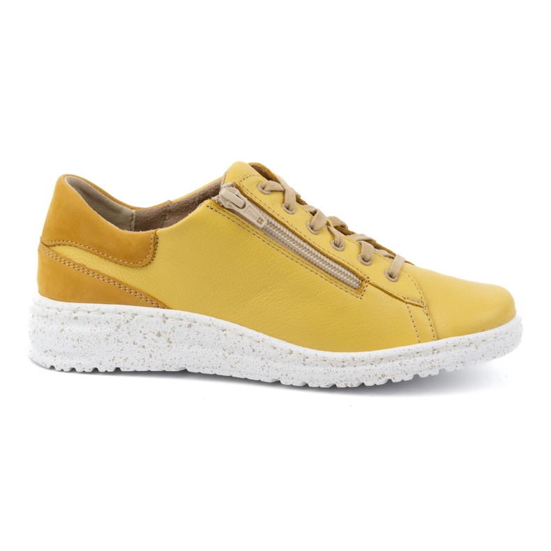 WASAK Tênis feminino de couro 0720W amarelo
