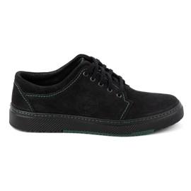Joker Sapatos casuais masculinos de couro 894J pretos