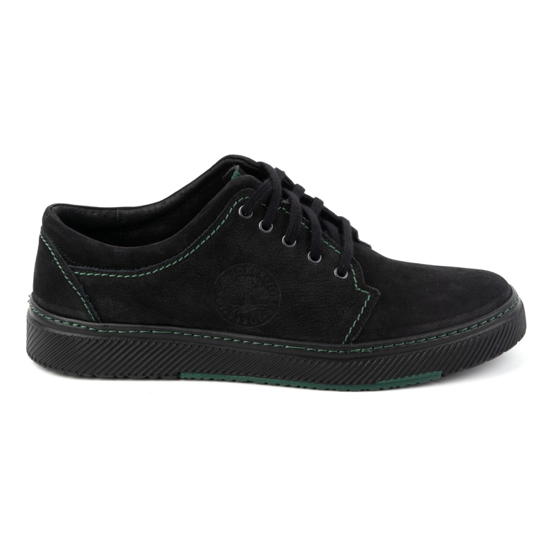 Joker Sapatos casuais masculinos de couro 894J pretos