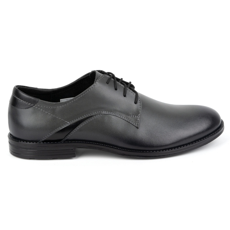 Olivier Sapatos elegantes de couro masculino 253LU cinza