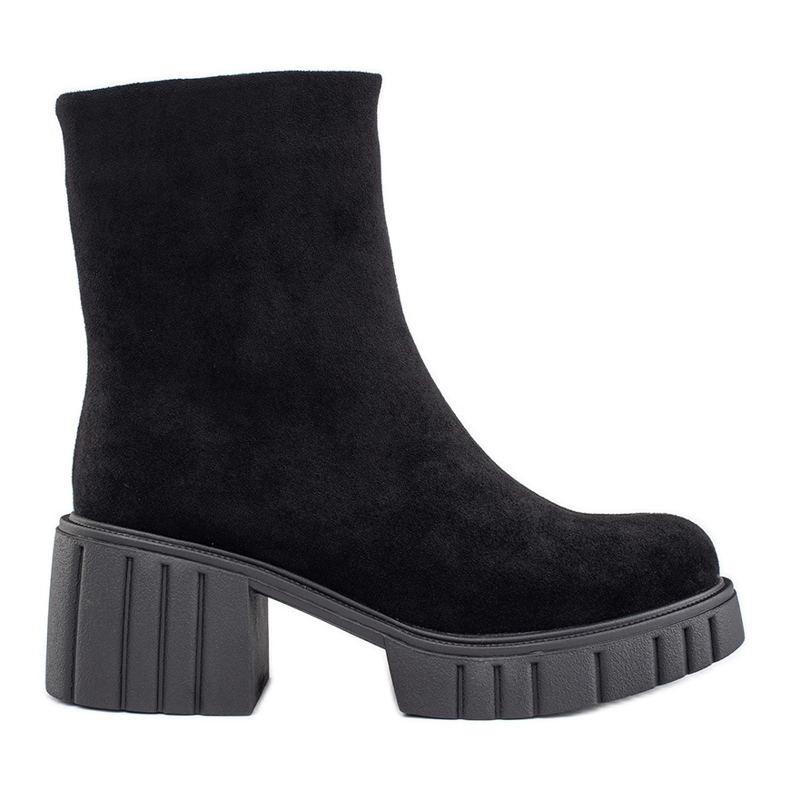 Botas plataforma femininas negras preto