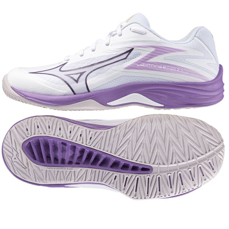 Tênis de voleibol Mizuno Lightning Star Z7 V1GD230310 branco