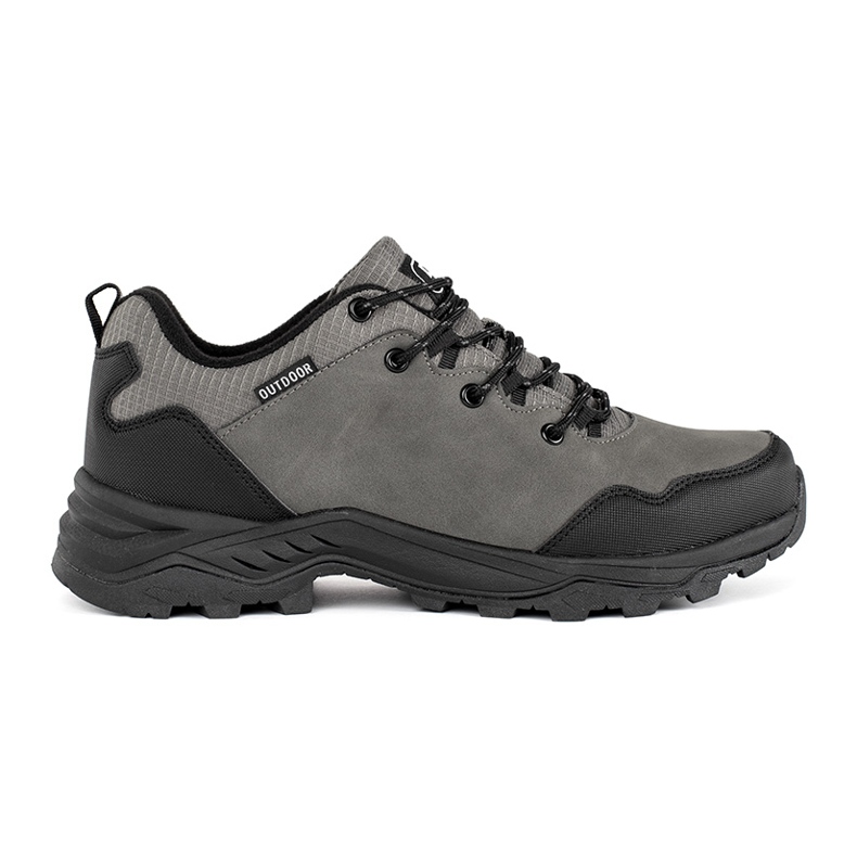 DK Sapatos de trekking masculinos cinza