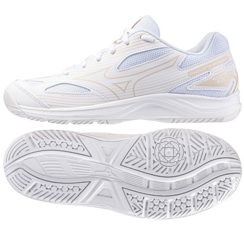 Tênis Mizuno Cyclone Speed 4 V1GC238025 branco Tênis Mizuno Cyclone Speed 4 V1GC238025 branco