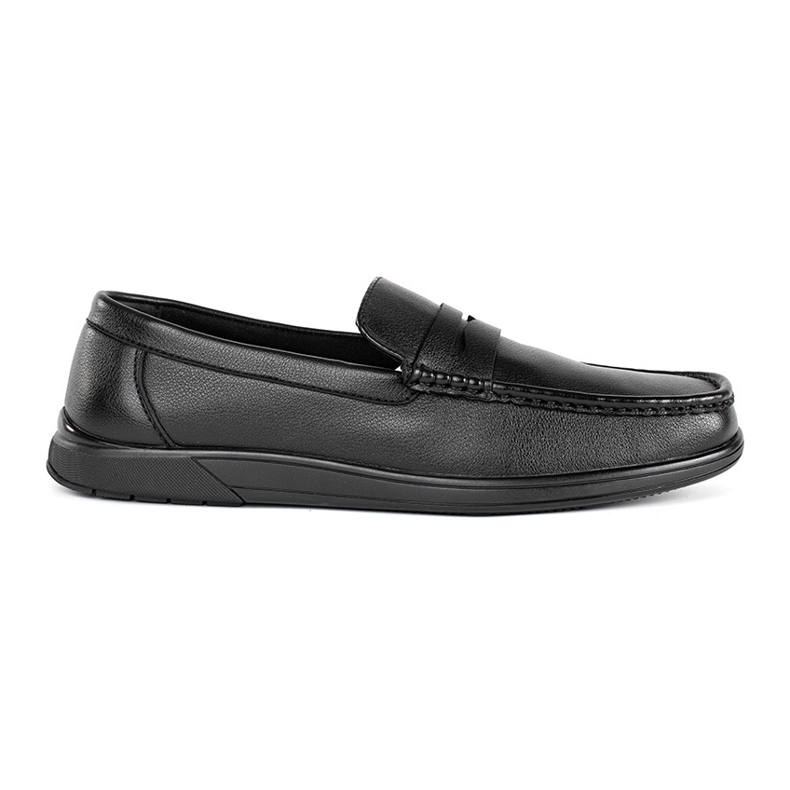 Mocassins pretos masculinos