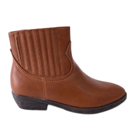Botas de cowboy com isolamento marrom por Jolicoeur