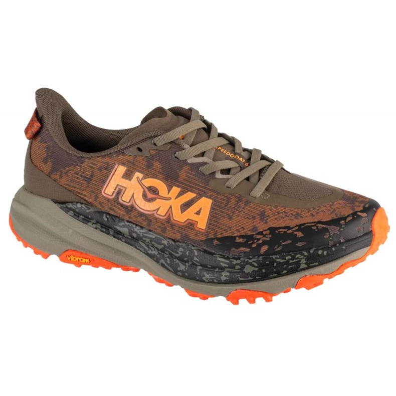 Sapatos largos Hoka Speedgoat 6 1147830-AQL castanho