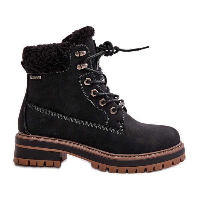 Botas isoladas femininas Big Star OO274A287 pretas preto