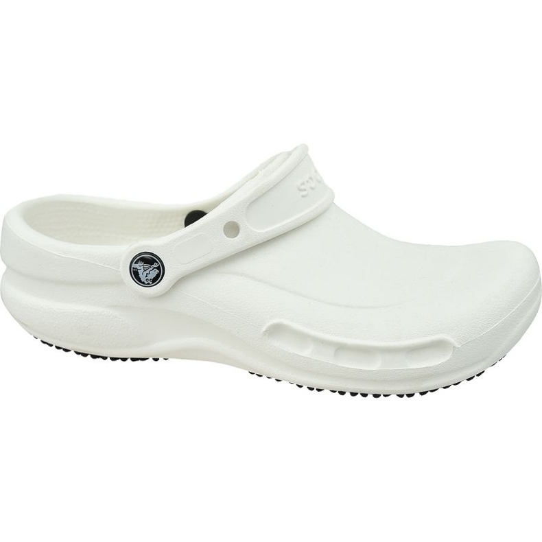 Chinelos de espuma branca Crocs Bistro 10075-100 branco