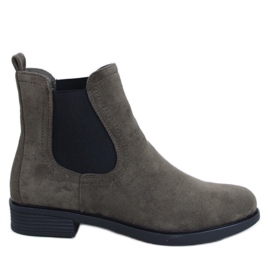 Botas Chelsea em camurça com borracha Terra Green verde