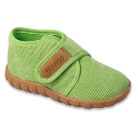 Chinelos infantis Befado com velcro 465P159 verde Chinelos infantis Befado com velcro 465P159 verde