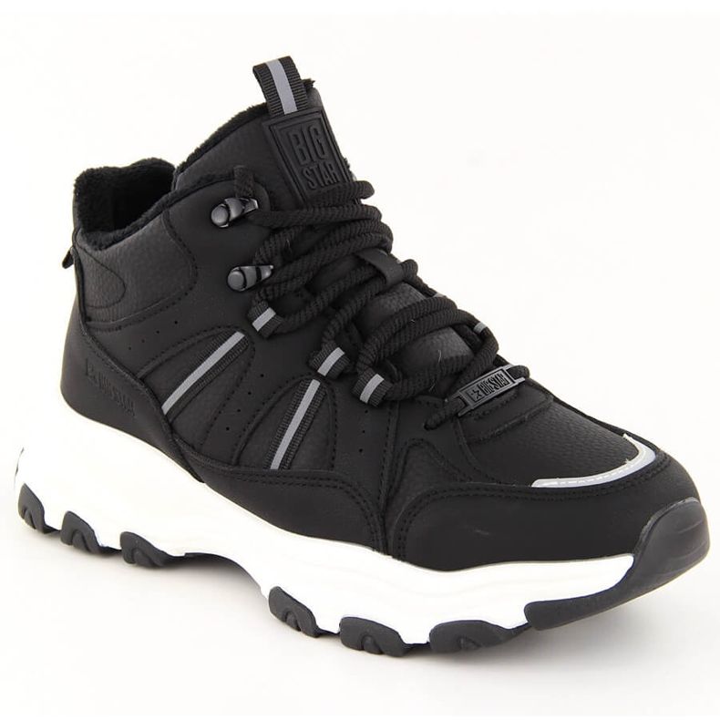 Botas de cano alto isoladas, pretas Big Star OO274A160 preto