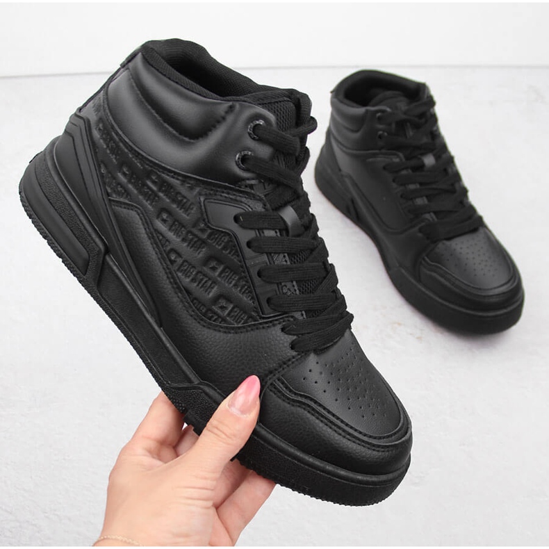 Calçado desportivo preto alto Big Star OO274A534