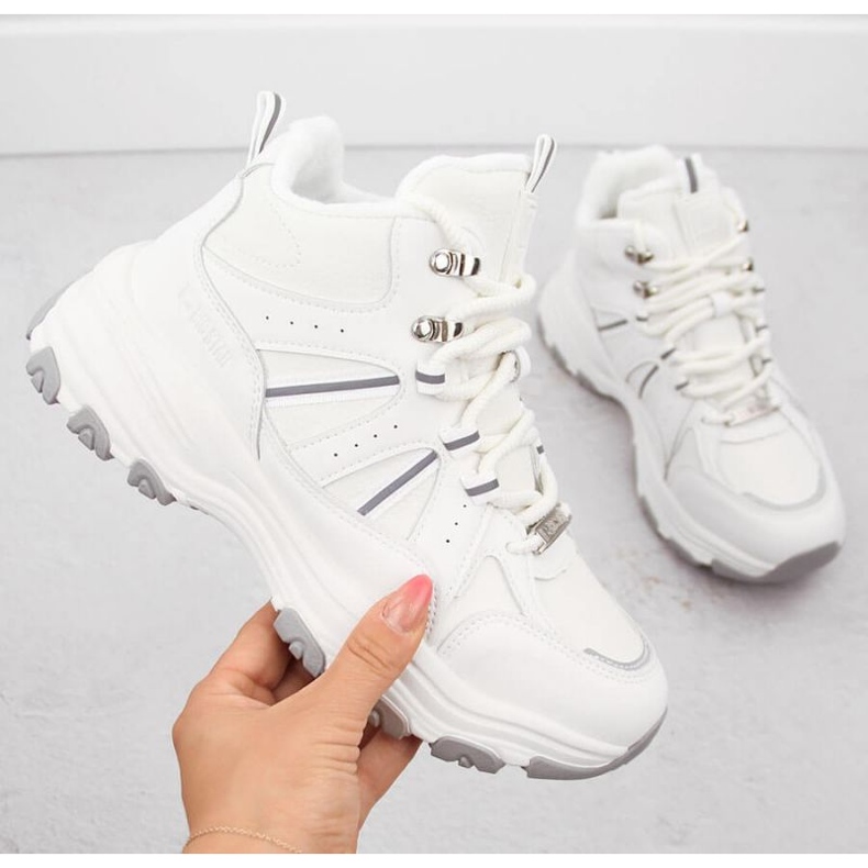 Botas com isolamento alto Big Star INT2032B, brancas branco