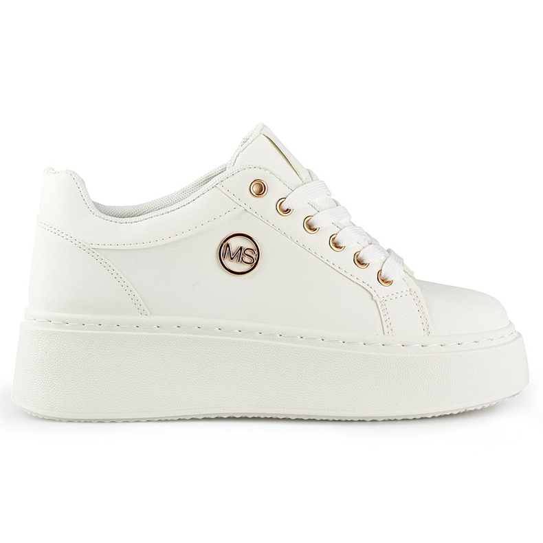 Tênis feminino branco com sola grossa