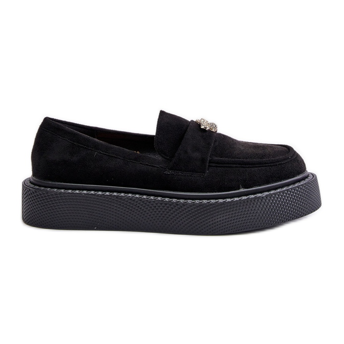 Mocassins Femininos na Plataforma Eritine Preto