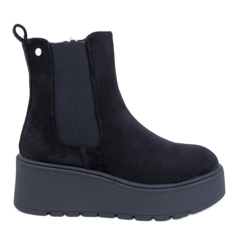Botas Chelsea com plataforma preta Ronda preto