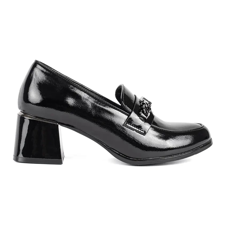 Sapatos de salto alto femininos negros preto