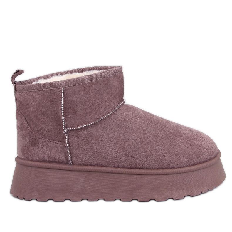 Rodmans Sapatos plataforma curtos cáqui bege