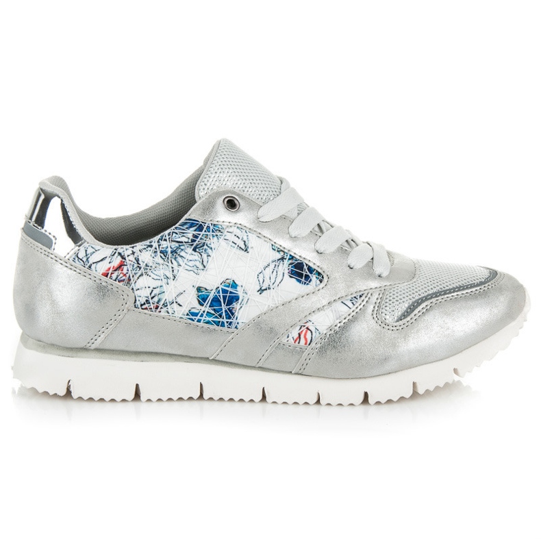 Mckeylor Tênis feminino na encadernação cinza