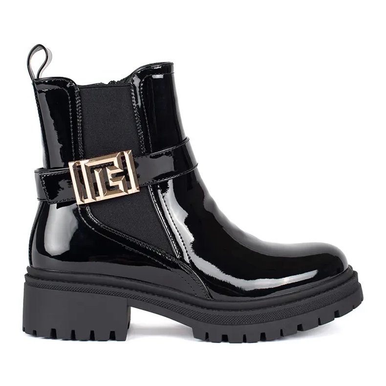 Seastar Botas Chelsea pretas de senhora preto