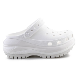 Chinelos Crocs Mega Crush Clog 207988-100 branco