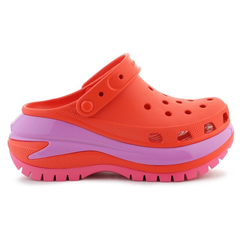Chinelos Crocs Mega Crush Clog 207988-84J laranja Chinelos Crocs Mega Crush Clog 207988-84J laranja