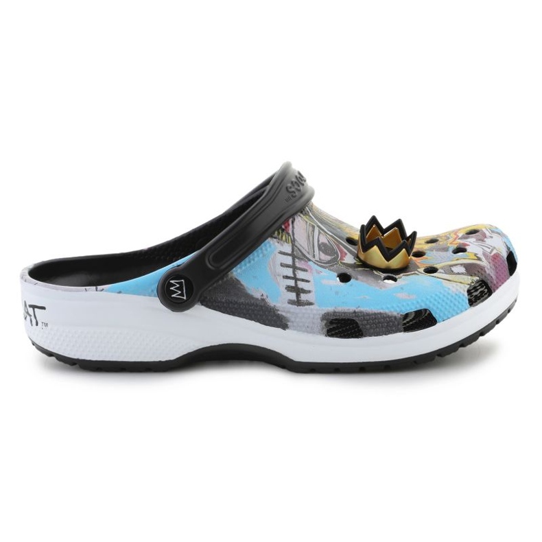 Tamanco clássico Crocs Basquiat 209486-001 chinelos preto