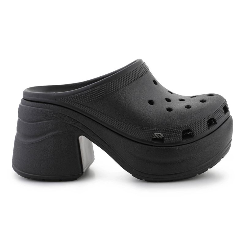 Tamanco Crocs Siren 208547-001 salto preto