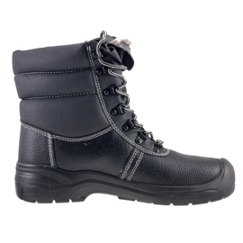 Sapatos masculinos Botas de neve altas de inverno Urgente 112 ob sem biqueira preto