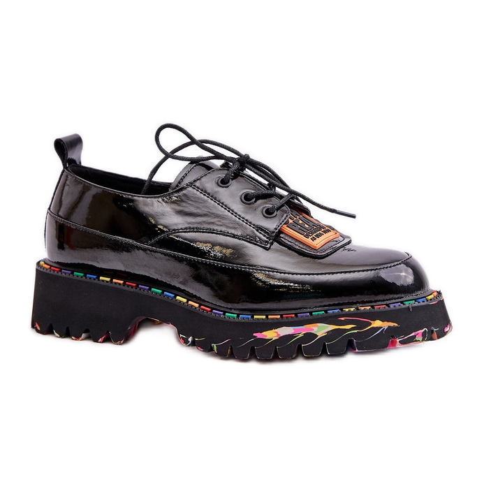 Sapatos femininos com atacadores Artiker 55C0499 Preto