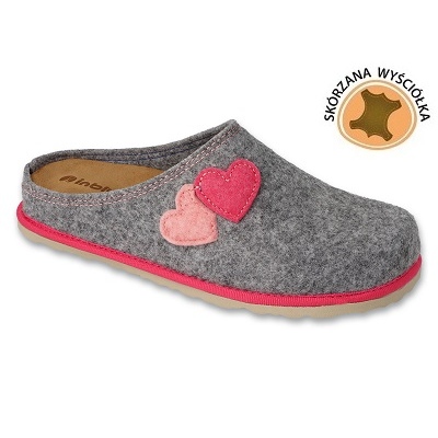 Sapatos femininos Inblu 155D133 cinza