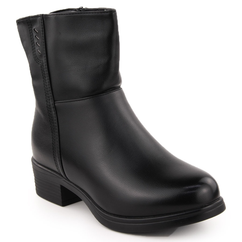 Botins pretos femininos com isolamento Filo Donna Z24-39