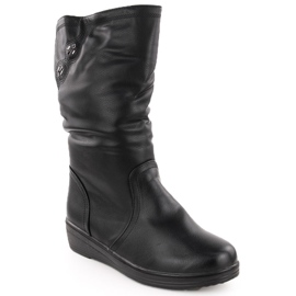 Botins femininos com isolamento, pretos, T.Sokolski SCA273 Botins femininos com isolamento, pretos, T.Sokolski SCA273