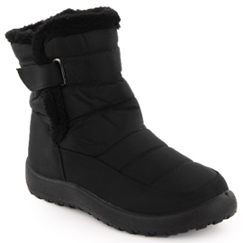 Botas de neve femininas Filo Donna Z24-50 pretas com pele preto Botas de neve femininas Filo Donna Z24-50 pretas com pele preto