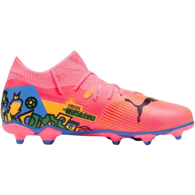 Chuteiras Puma Future 7 Match Njr FG/AG 107841 01 rosa