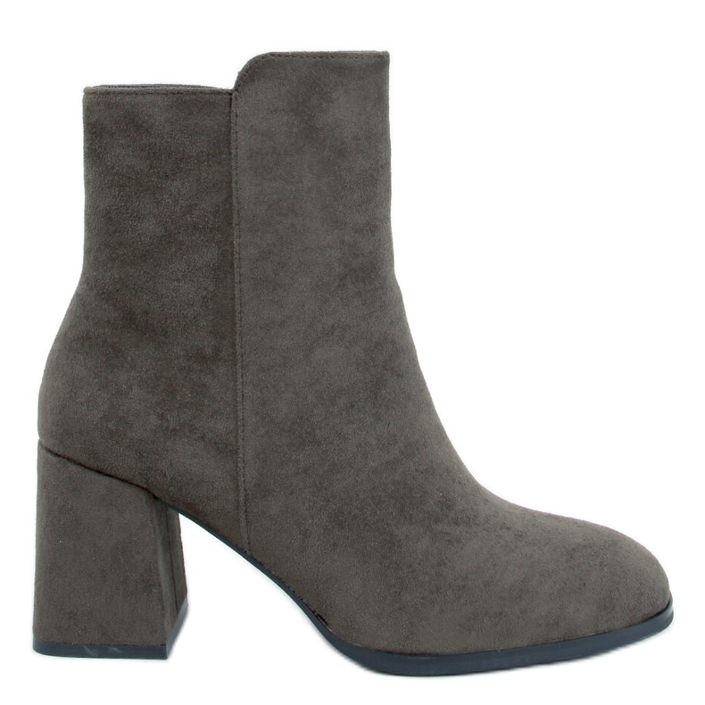 Botins lisos de salto alto Weish DK.GREEN verde