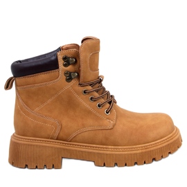 Botas femininas Martino Camel marrom