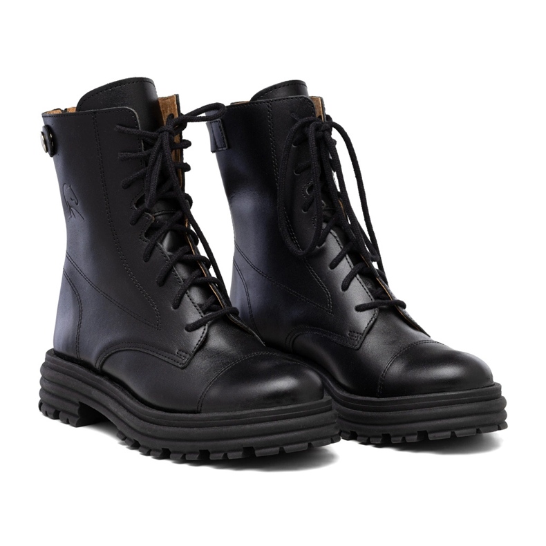 Bolsas femininas de couro preto Butdam WOR1