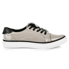 Betler Tênis lacado diamante cinza