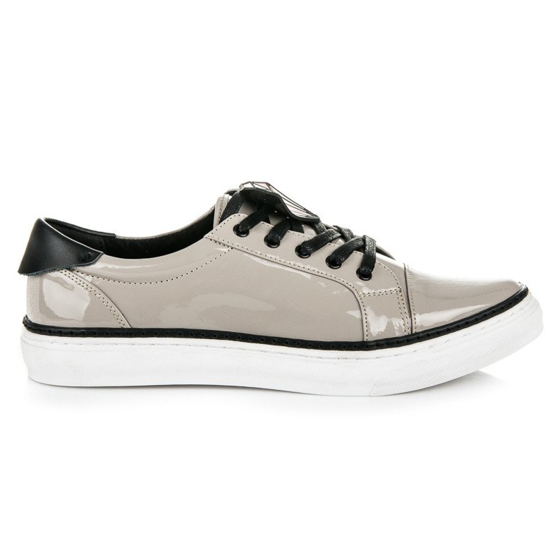 Betler Tênis lacado diamante cinza