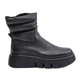 Zazoo 60512 Botas femininas de couro com zíper, forradas com feltro, pretas preto Zazoo 60512 Botas femininas de couro com zíper, forradas com feltro, pretas preto