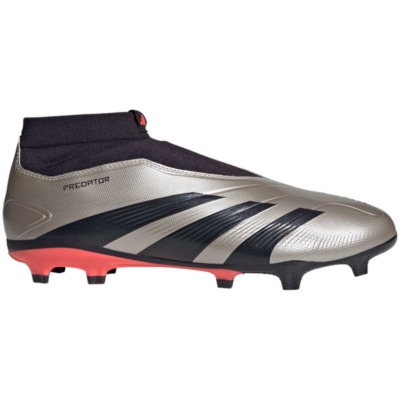 Chuteiras Adidas Predator League Ll Fg IF6331 prata