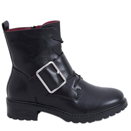 Botas com cadarço Billy Black preto