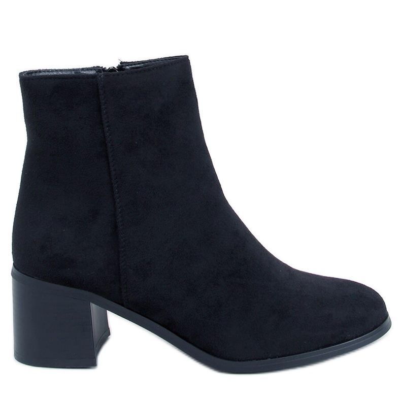 Botins clássicos de salto alto Annie Black preto