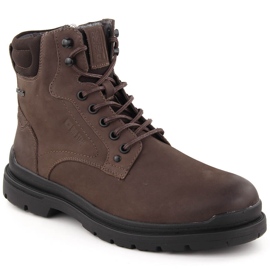 Botas impermeáveis masculinas com isolamento marrom Big Star OO174172 castanho Botas impermeáveis masculinas com isolamento marrom Big Star OO174172 castanho