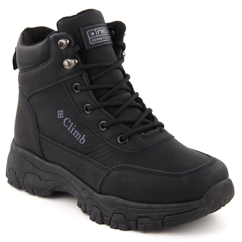 Botas altas de trekking isoladas, pretas NEWS 7921 preto