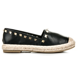 Alpargatas com tachas preto
