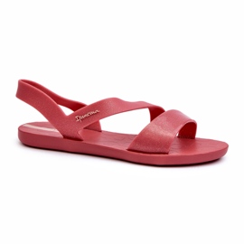 Sandália Feminina Com Brilho 82429 Ipanema Vibe Sandália Fem Rosa Sandália Feminina Com Brilho 82429 Ipanema Vibe Sandália Fem Rosa