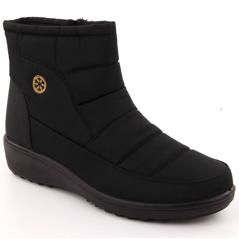 Botas de neve pretas femininas Unisoft 7997 preto